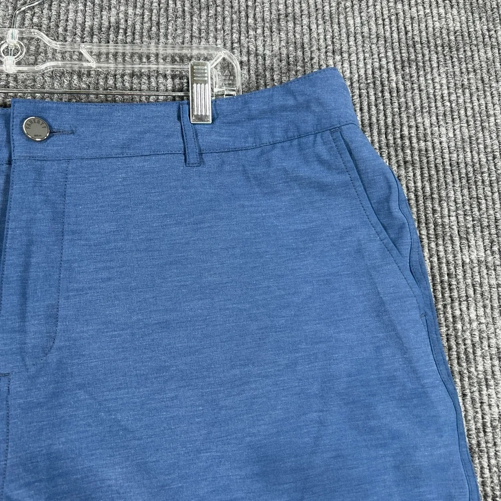 Faherty All Day Shorts Mens Size 38 Blue Casual Outdoor Active Beach Vacation